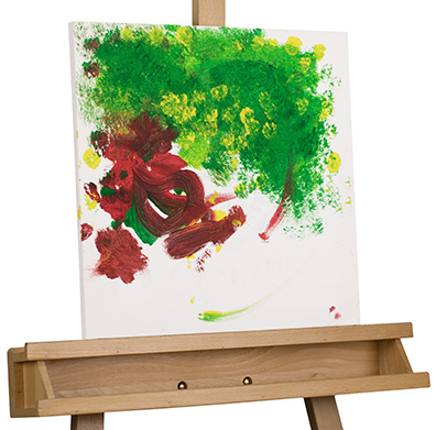 Bild Gemälde Affe malen Kunst Affenbilder handgemalt Kunstloft Tiere Kunstwerke Affenhand